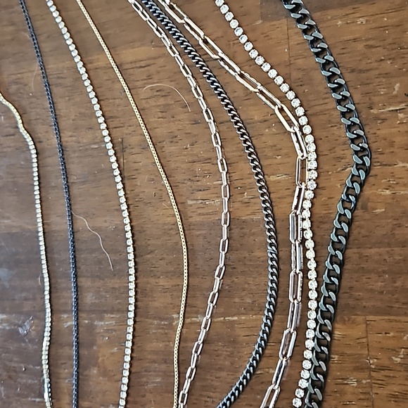 Multi strand multi metal necklace from Target - Picture 3 of 5